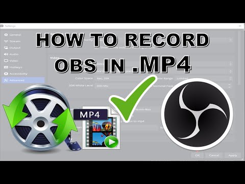 How to Record OBS in MP4