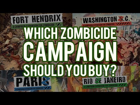 Which Zombicide Campaign Expansion Should You Buy? RioZ, Washington ZC, Fort Hendrix, or PariZ?