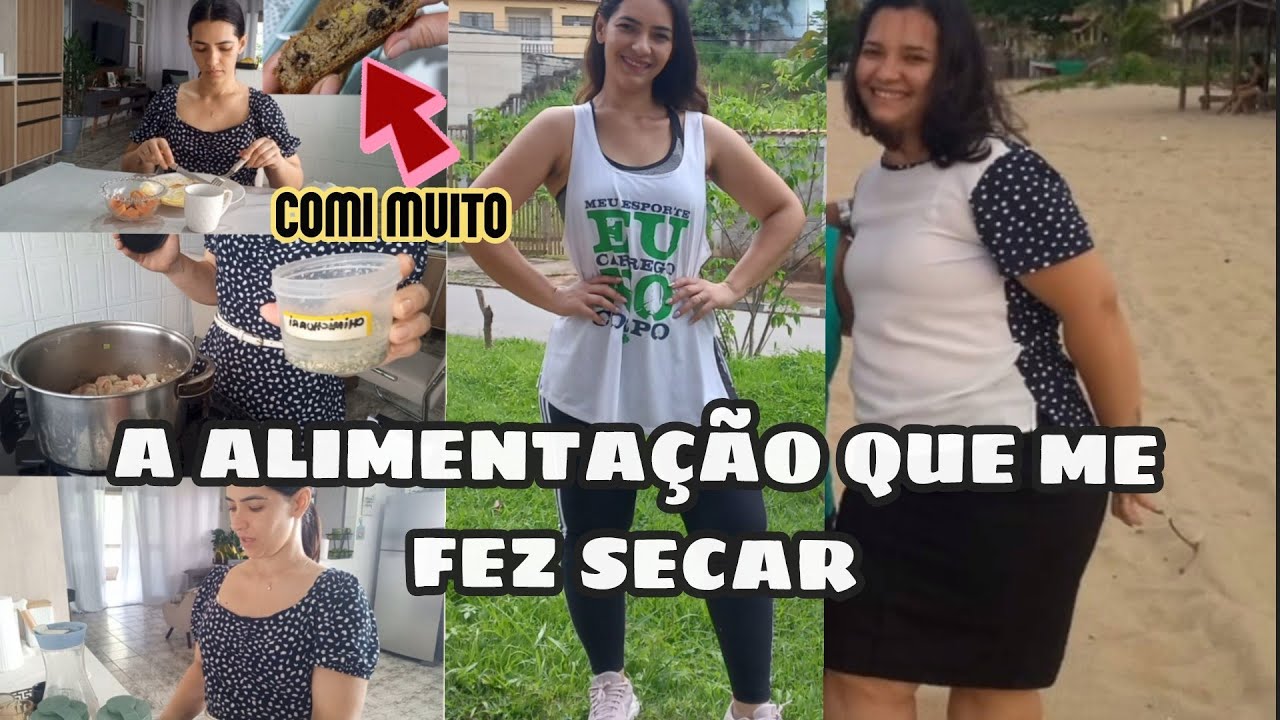 TUDO que COMI no INÍCIO do meu EMAGRECIMENTO, por um dia