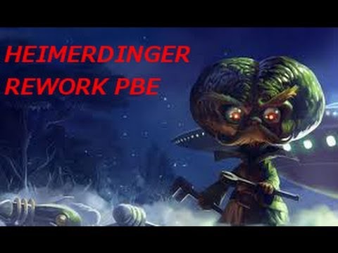 lol Heimerdinger  rework  preview  champion spotlight - with commentary - [1080p HD]