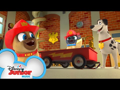 Firefighting Pups ? | Music Video | Puppy Dog Pals | Disney Junior