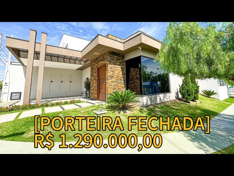 Casa à venda de [PORTEIRA FECHADA]| Marcenaria Completa | 1 Suíte + 2 Dormitórios | Indaiatuba-SP.