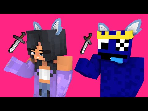 2002 I LIED FIRST MEET CUTE APHMAU RAINBOW FRIENDS BLUE - MINECRAFT ANIMATION #shorts