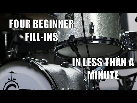Four Beginner Fills in less than a Minute - Daily Drum Lesson