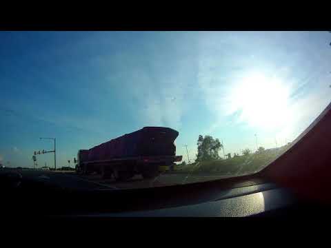 PA Interstate 81 south exit 77 inbound high mast streetlights