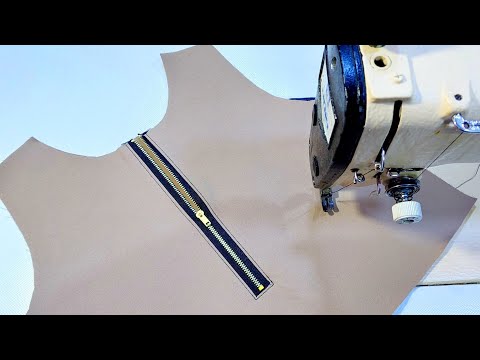 Sewing Tips A Front Neck Zipper | Best Great Sewing Technique For Beginners