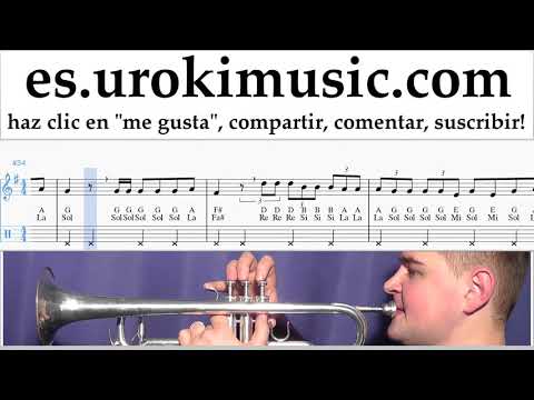 Como Tocar Trompeta Marshmello ft. Bastille - Happier Tablatura um-i927