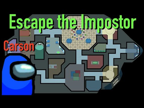 The AMONG US Marble Race - Escape the Impostor!