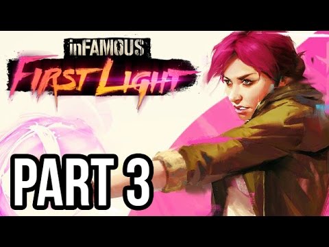 Infamous First Light Gameplay Walkthrough - Part 3 - Jenny (PS4 1080p HD)