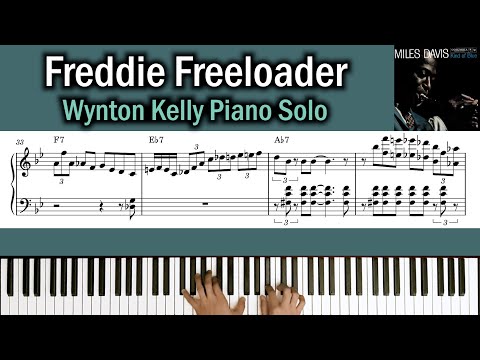 [TRANSCRIPTION] Freddie Freeloader (Miles Davis) - Wynton Kelly Solo Jazz/Piano/Sheet Music