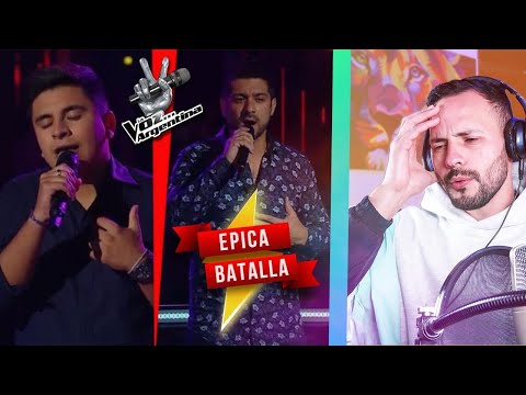 Reaction The Voice of Argentina 🇦🇷 Battle - Francisco Benítez vs Lucas Oviedo!