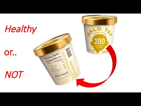 Is HALO TOP ICE CREAM actually healthy?! What Halo Top Ice Cream Is MADE of! **Updated 2021**