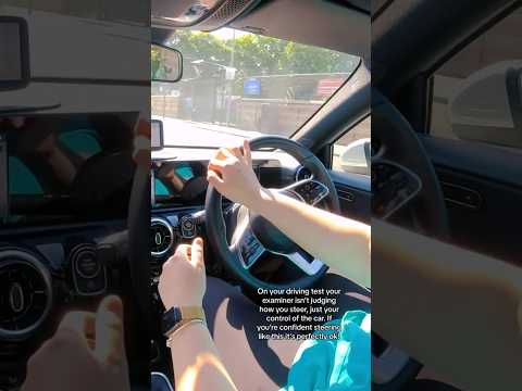Steering on your driving test #learntodrive #drivingschool #driving