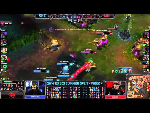 SHC vs MIL W4 D1 EU LCS  | A Suspenseful Teamfight | LoL HighLights