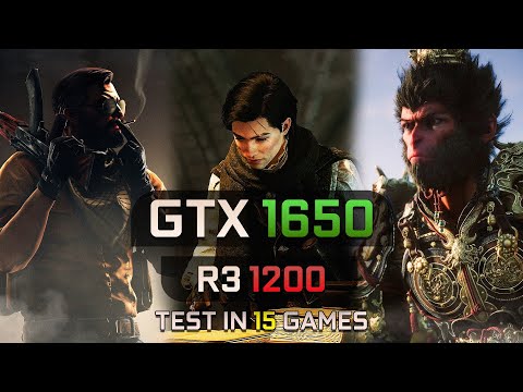 GTX 1650 + Ryzen 3 1200 | Test in 15 Games 1080p Bottleneck ?
