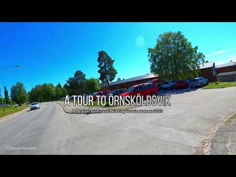 Musical Tour of Örnsköldsvik | Relaxing Sunny Drive in Northern Sweden ☀️🎶