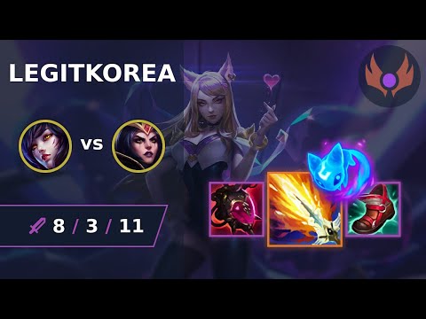 [ LegitKorea ] Ahri MID vs LeBlanc | NA MASTER | LOL Season 2024