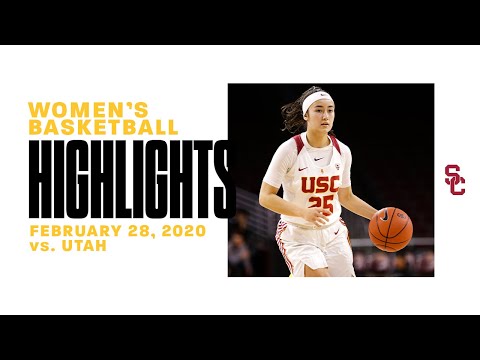 Women's Basketball: USC 69, Utah 66 - Highlights 02/28/20