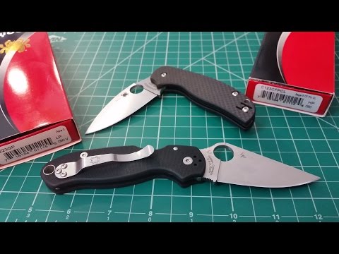 Spyderco Para 3 vs. Sage 5: A Closer Look