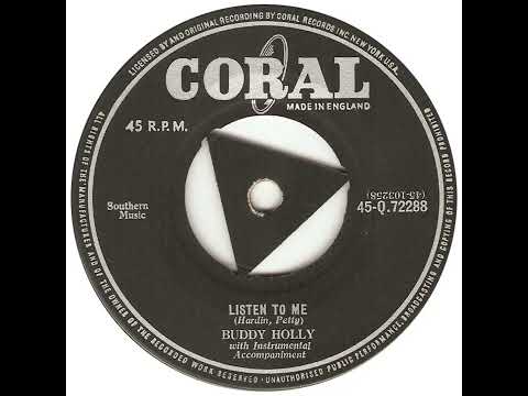 UK New Entry 1958 (46) Buddy Holly - Listen To Me