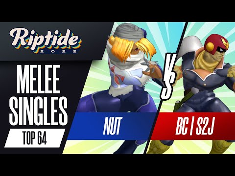 nut vs S2J - Melee Singles Top 64 - Riptide 2022 | Sheik vs Captain Falcon