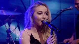 Sabrina Carpenter - Smoke and Fire - LIVE! with Kelly and Michael (03/17/2016)