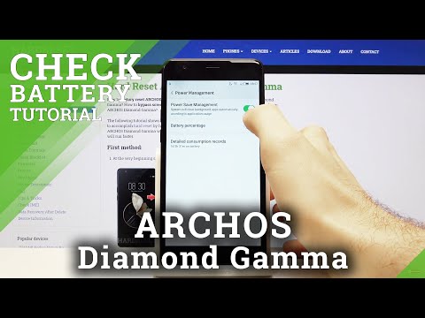 How to Check Battery Percentage in ARCHOS Diamond Gamma – Show Battery Level
