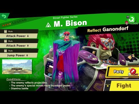 Super Smash Bros Ultimate: M. Bison (Dictator) Spirit Battle