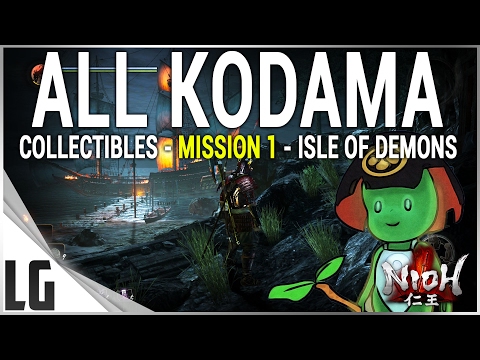 Nioh | All Kodama Collectibles Mission 1– Isle of demons (Kodama Leader Trophy)