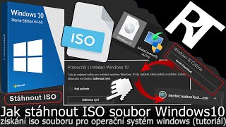 Jak stáhnout instalační iso soubor s Windows 10 - Jak naistalovat Windows 10 (tutoriál)