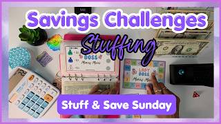 💖Savings Challenges Stuffing | Having Fun While Savings | Stuff & Save Sunday #savingschallenges