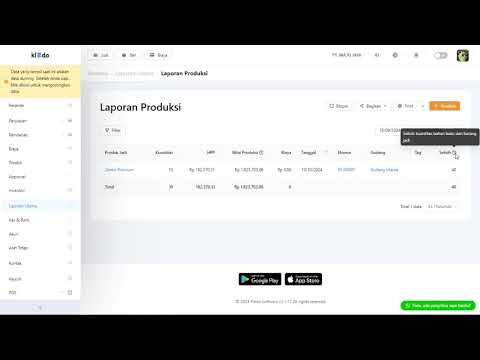 Pantau Selisih Produksi dengan Mudah!