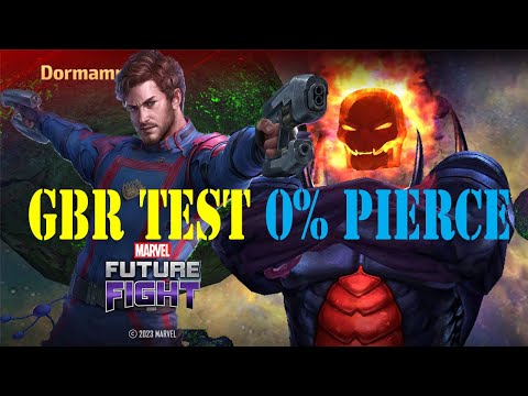 Star-Lord vs Dormammu | Star-Lord gbr test with 0% pierce | Marvel Future Fight