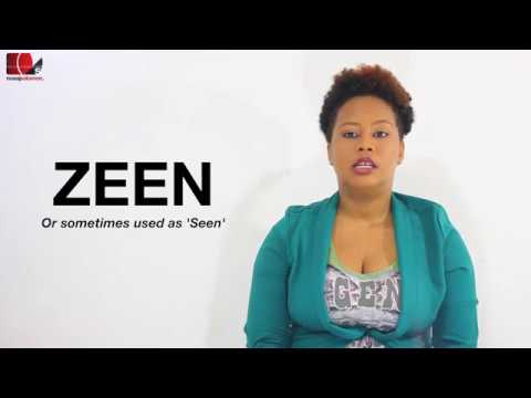JaLingo's Weekly Expression - "Zeen / Seen"