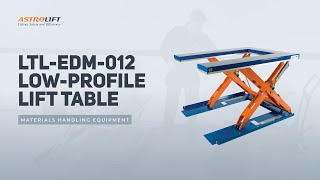 Buy Scissor Lift Table Low-U (Electric) in Scissor Lift Tables from Edmolift available at Astrolift NZ