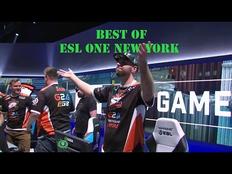 CS:GO - Best of ESL One New York 2016 moments (highlights, funny moments)