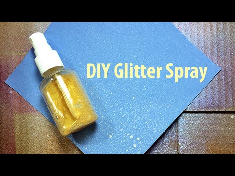 DIY Shimmer Spray - Dollar Store Craft