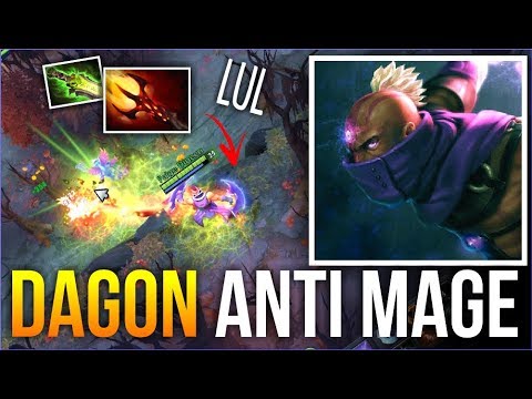 ANTI MAGE DAGON? - New Meta Abed 9K MMR Dagon Build 7.07 | Dota 2