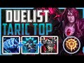 TARIC BECAME MY FAVOURITE OFF-META TOP LANER AND IS AN INSANE DUELIST!! - Taric Top | Season 13 LoL