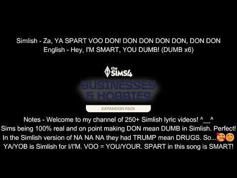 Video thumbnail for DUMB (Simlish Version)