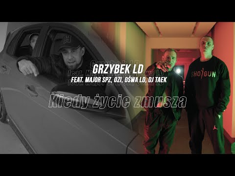 GRZYBEK LD Feat. MAJOR SPZ, OŚWA LD, OZI - KIEDY ŻYCIE ZMUSZA (DJ TAEK) (OFFICIAL VIDEO)