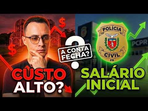 Dá para ficar RICO na Polícia Civil do Paraná? Veja o custo de vida real