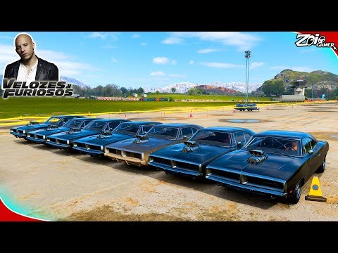 DODGE CHARGER DO DOMINIC TORETTO DO VELOZES E FURIOSOS EM GOLIAS SEM FREIO - Forza Horizon 4