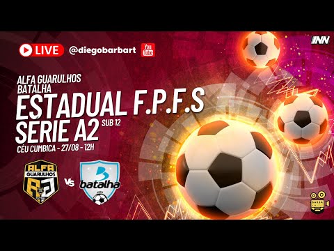 Alfa Guarulhos vs Batalha - Estadual F.P.F.S - Série A2 - Sub 12