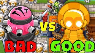 Can The AWFUL Tack Shooter Go LATE GAME? Tack Shooters VS Sun God Temples - Bloons TD Battles