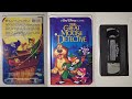 Opening To The Great Mouse Detective 1992 VHS