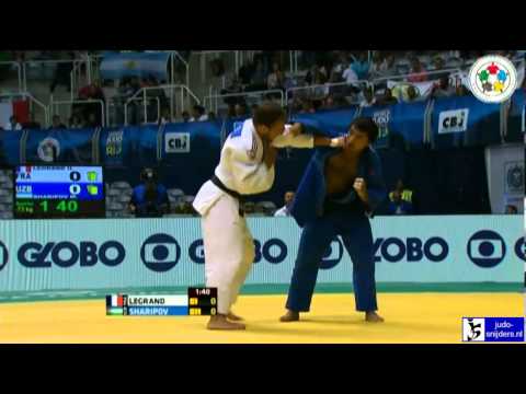 Judo 2013 World Championship Rio de Janeiro: Legrand (FRA) - Sharipov (UZB) [-73kg]
