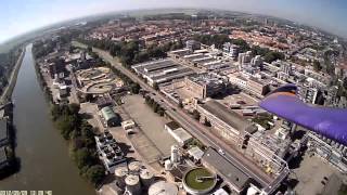 preview picture of video 'RC flight above Gouda'