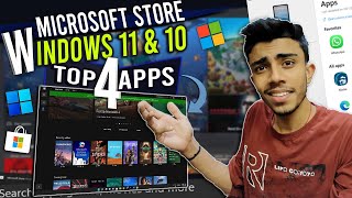 TOP 4 Microsoft store Apps For Windows 11 User Amazing!  Windows 11 Best Apps that Blow Your Mind 🤯