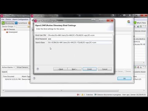 Configuring Active Directory Authentication in StruxureWare DCE | Schneider Electric Support